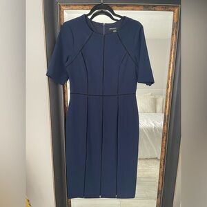 Maggy London Navy Midi Dress